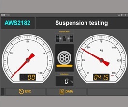 Suspension testing
